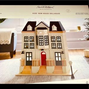 Hearth & Hand Kids Row Dollhouse NEW
